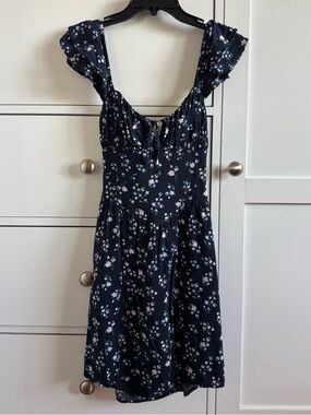 NWOT Hollister Flutter Sleeve V-Waist Mini Dress
